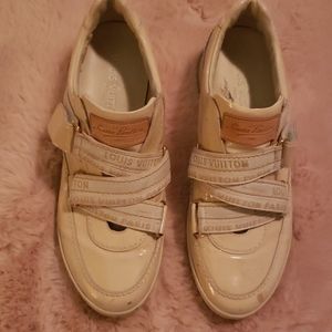 Louis Vuitton patent leather sneakers 38 US 7.5/8